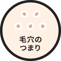 毛穴のつまり