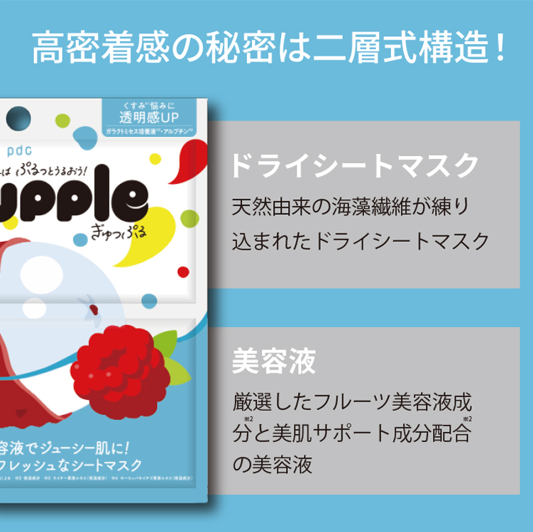 ぎゅっぷる エッセンスマスク L&R