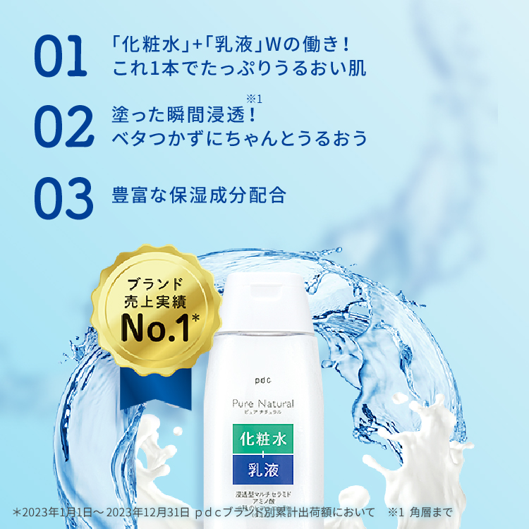 ピュア ナチュラル エッセンスローション UV(大容量つめかえ用)