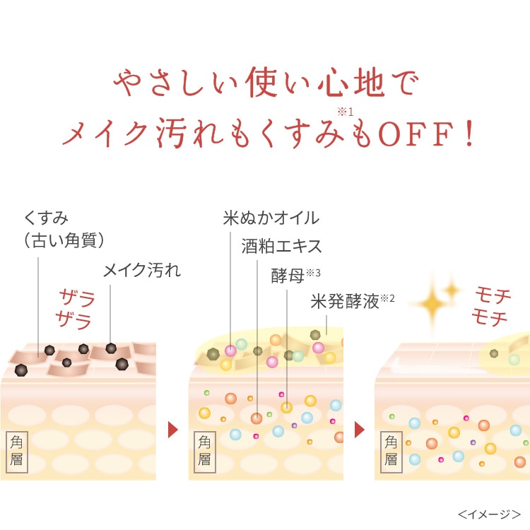 ワフードメイド 酒粕メイク落とし