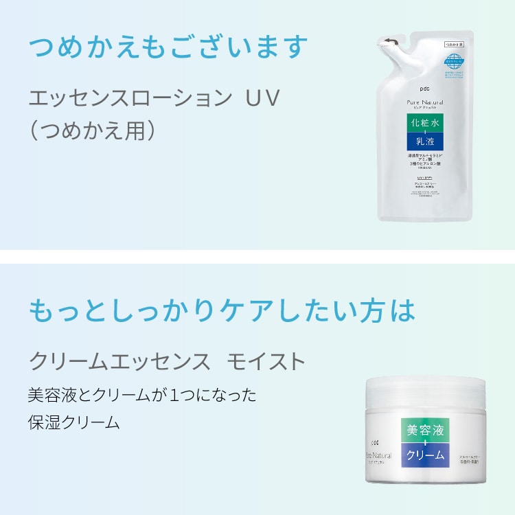 ピュア　ナチュラル　エッセンスローション　ＵＶ　Ｎ（つめかえ用）