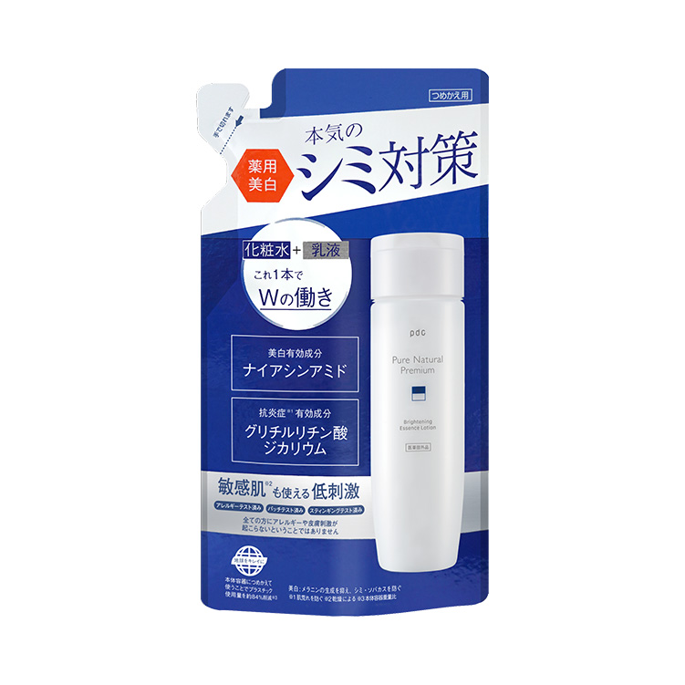 ピュア　ナチュラル　プレミアム　ブライトニング　エッセンスローション（つめかえ用）【医薬部外品】