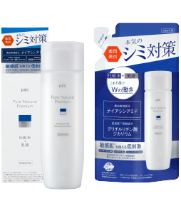 ピュアナチュラル プレミアム ブライトニング エッセンスローション つめかえ セット